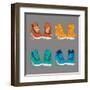 Vector Illustration of Shoes-Yuriy Borisov-Framed Art Print