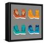 Vector Illustration of Shoes-Yuriy Borisov-Framed Stretched Canvas