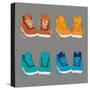 Vector Illustration of Shoes-Yuriy Borisov-Stretched Canvas