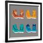 Vector Illustration of Shoes-Yuriy Borisov-Framed Art Print