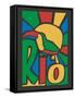 Vector Illustration Rio Poster-trentemoller-Framed Stretched Canvas