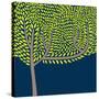 Vector Illustration with Abstract Tree-vareennik-Stretched Canvas