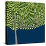 Vector Illustration with Abstract Tree-vareennik-Stretched Canvas