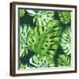 Vector Illustration with Tropical Leaves-Monash-Framed Premium Giclee Print