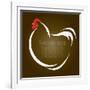 Vector Image of an Hen-yod67-Framed Art Print