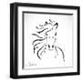 Vector Image of an Horse-yod67-Framed Art Print