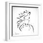 Vector Image of an Horse-yod67-Framed Art Print