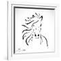 Vector Image of an Horse-yod67-Framed Art Print