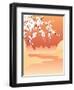 Vector Japan Background-BuketGvozdey-Framed Art Print