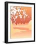 Vector Japan Background-BuketGvozdey-Framed Art Print