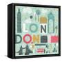 Vector London Symbols-Lavandaart-Framed Stretched Canvas