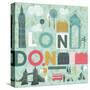 Vector London Symbols-Lavandaart-Stretched Canvas