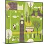 Vector London Symbols-Lavandaart-Mounted Art Print