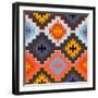 Vector Navajo Tribal Ornament-tukkki-Framed Art Print