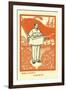 Vector of Chairman Mao Related Poster, Very Popular during the Culture Revolution of China, in 1970-Johny Keny-Framed Art Print