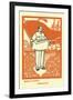 Vector of Chairman Mao Related Poster, Very Popular during the Culture Revolution of China, in 1970-Johny Keny-Framed Art Print