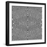 Vector - Optical Art-Clara-Framed Art Print