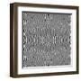 Vector - Optical Art-Clara-Framed Art Print