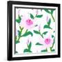 Vector Pattern with Classic Chinese Motifs-tukkki-Framed Art Print