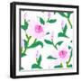 Vector Pattern with Classic Chinese Motifs-tukkki-Framed Art Print