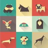 Animals Set-vector pro-Art Print