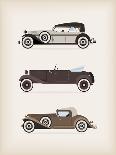 Vintage Car-vector pro-Framed Art Print