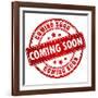 Vector Red Stamp Coming Soon-Arcady31-Framed Art Print