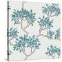 Vector Seamless Pattern of Tree Branches with Leaves-Evgeniya Balala-Stretched Canvas