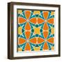 Vector Seamless Pattern-Mobyus-Framed Art Print