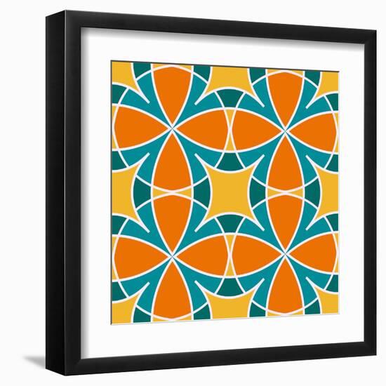 Vector Seamless Pattern-Mobyus-Framed Art Print