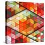 Vector Triangles Pattern-Maksim Krasnov-Stretched Canvas