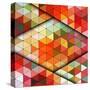 Vector Triangles Pattern-Maksim Krasnov-Stretched Canvas