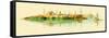 Vector Water Color Illustration Panoramic Istanbul View-trentemoller-Framed Stretched Canvas