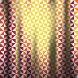 Creative Retro Triangle Pattern Background Vector-vectoraart-Art Print