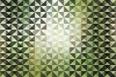 Creative Retro Triangle Pattern Background Vector-vectoraart-Art Print