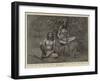 Veddahs, or Wild Men of Ceylon, One of the Lowest Types of the Human Race-null-Framed Giclee Print