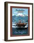 Vedette Rapide, Lacs Transalpins-Bruno Pozzo-Framed Art Print