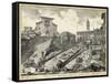 Veduta Del Romano Campidoglio-Piranesi-Framed Stretched Canvas