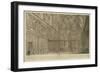 Veduta Della Capella Sistina Nel Palazzo Apostolico Vaticano-Francesco Barbazza-Framed Giclee Print