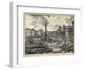 Veduta Della Piazza Della Rotunda-Piranesi-Framed Art Print