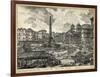 Veduta Della Piazza Della Rotunda-Piranesi-Framed Art Print