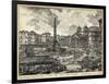 Veduta Della Piazza Della Rotunda-Piranesi-Framed Art Print