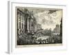 Veduta Della Vasta Fontana Di Trevi-Piranesi-Framed Art Print