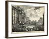 Veduta Della Vasta Fontana Di Trevi-Piranesi-Framed Art Print