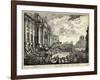 Veduta Della Vasta Fontana Di Trevi-Piranesi-Framed Art Print