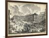 Veduta Di Piazza Di Spagna-Piranesi-Framed Art Print