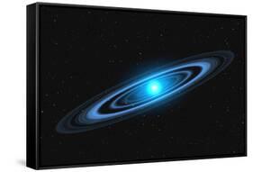 Vega Star with Rings-Chris Butler-Framed Stretched Canvas