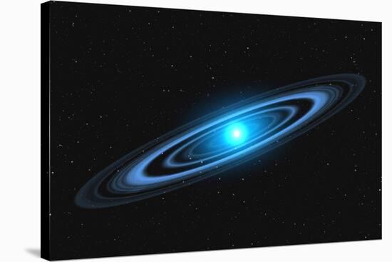 Vega Star with Rings-Chris Butler-Stretched Canvas
