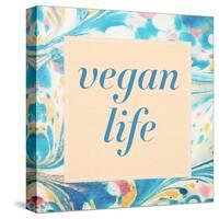 Vegan Life-Swedish Marble-Stretched Canvas