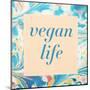 Vegan Life-Swedish Marble-Mounted Art Print